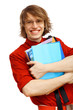 Photo: Happy student with books Happy student with books