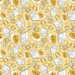 Vector: Morning things seamless Morning things seamless