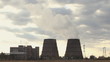 cooling towers of an energy station