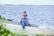 Foto: Little boy near sea Little boy near sea