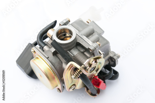 Photo: carburettor on a white background carburettor on a white background