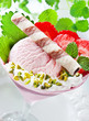 Foto: Erdbeer - Eis Erdbeer - Eis
