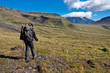 Trekking on Kamchatka.