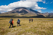 Trekking on Kamchatka.