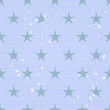 Blue Seamless Scratchy Retro Pattern