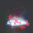 Tablet PC Online Einkauf Konzept 3D