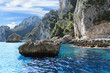 Scenic view of coastline, Capri island (Italy)