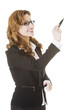 Photo: Businesswoman with a marker Businesswoman with a marker