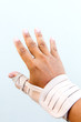 Man injury hand finger