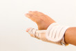 Man injury hand finger