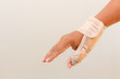 Man injury hand finger