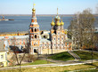 Spring view Church Nativity of Most Holy Mother God