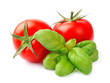 Tomatoes and basil