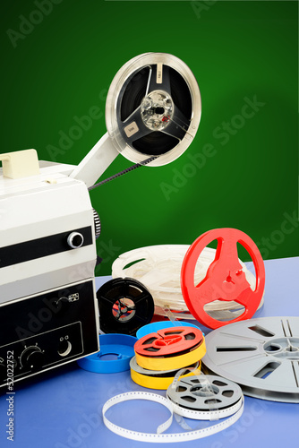 Photo: old film projector old film projector