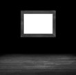 Interior picture frames on wall
