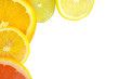 Vitamin C Overload, Stacks of sliced fruit