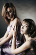 Two young beautiful women