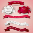 Set of Superior Quality and Satisfaction Guarantee Ribbons, Labe