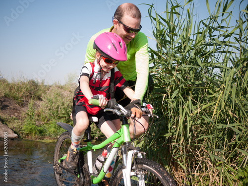 Photo: father and daughter outdoors father and daughter outdoors