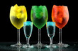 Photo: nice color drinks with ice nice color drinks with ice