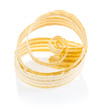 single isolated wooden chip