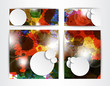 Set of business backgrounds.
