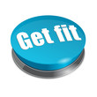 Workout concept - Get fit pushbutton