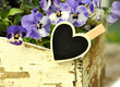 Blumenkasten mit Herz-Klammer