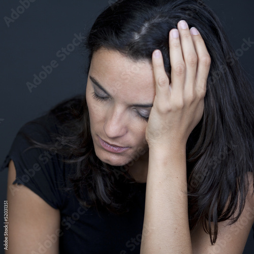 Photo: Frau traurig Frau traurig