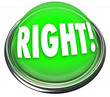 Right Green Button Light Flashing Correct Answer