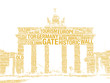 Vektor: Brandenburg Gate (Brandenburger Tor) in Berlin, Germany Brandenburg Gate (Brandenburger Tor) in Berlin, Germany