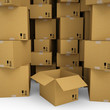 Cardboard boxes