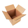 open cardboard box