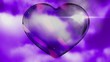 Purple Love Heart