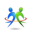 Vector: Happy people logo vector Happy people logo vector