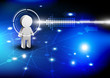 human and network background