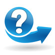 question sur bouton web bleu