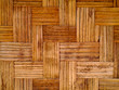 Bamboo wallpaper, folk art in Thailand.