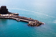 Vernazza breakwater, Cinque terre, Liguria, Italy, Europe.