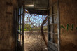 Abandoned train station.