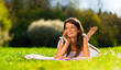 Young woman speaking on a mobile phone