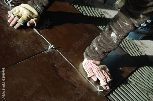 Photo: pose de carrelage pose de carrelage