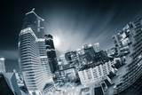 La D�fense de nuit, Paris