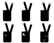 Handzeichen Victory