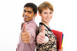 Happy students