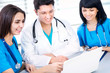 Photo: Doctors works in a hospital Doctors works in a hospital