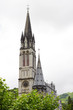 Photo: Center of pilgrimage to famous cathedral in Lourdes, France Center of pilgrimage to famous cathedral in Lourdes, France