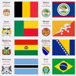 world flags and capitals set 3