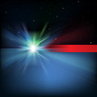 abstract space background with stars