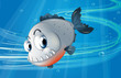 Vector: A piranha under the sea A piranha under the sea